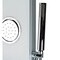 Alfi Brand White Glass Shower Panel W/ 2 Body Sprays and Rain Shower Head ABSP50W - alternate 4
